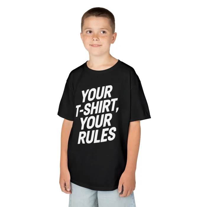 T-shirt Dziecięcy z nadrukiem Your T-shirt Your Rules